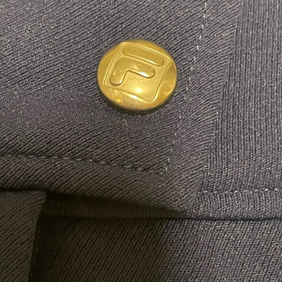 Vintage 80's Fila Ski Snowboarding Stirrup Pants Blue Size 12 - Picture 4 of 10